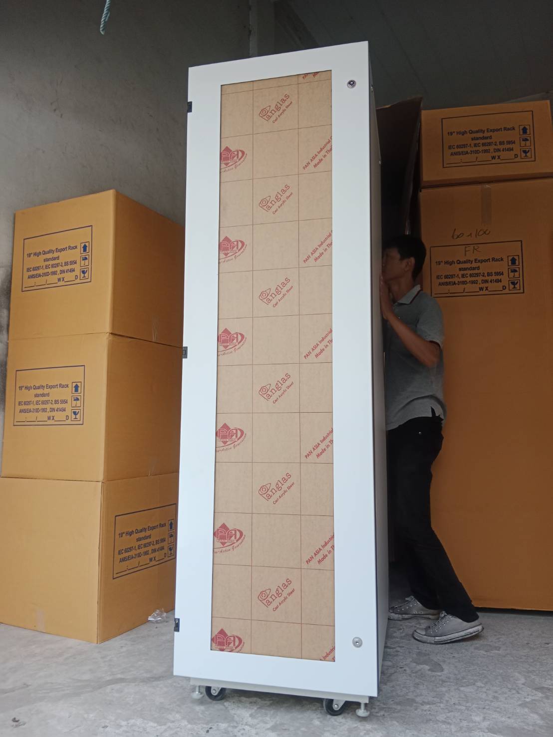 ผลงานติดตั้งตู้ Glink Rack